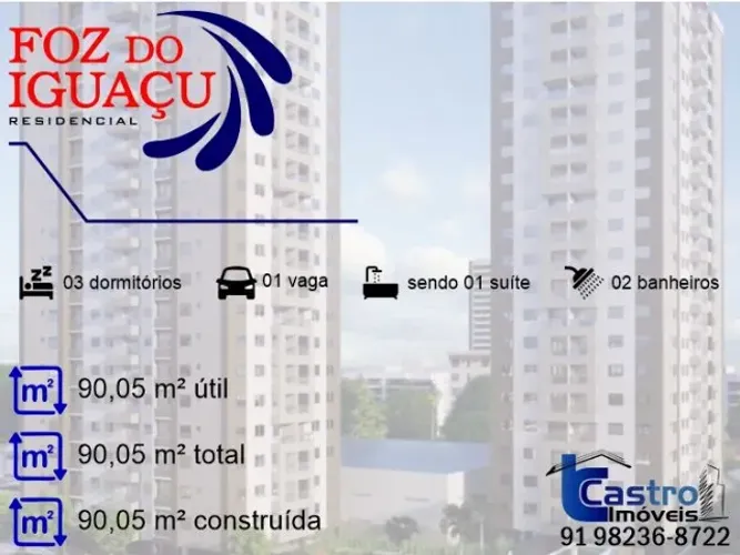 Foz do Iguaçu Residencial. 3/4. 1 ou 2 Vagas. I132