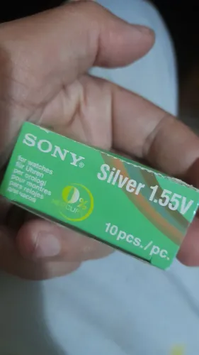 bateria Pilhas Sony para Relógio Silver 364 sr621sw 10 unidades