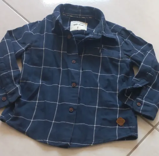 Camisa Xadrez Infantil Baby Club - Tamanho 2
