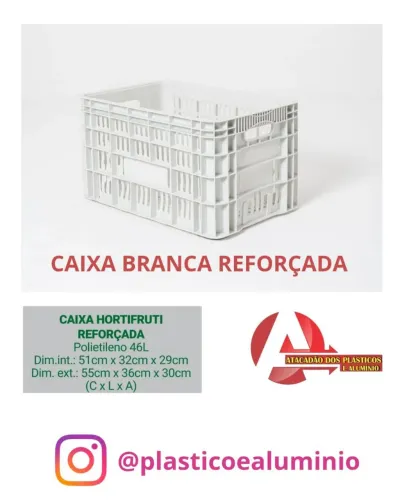 Caixa plástica Hortifruti braca