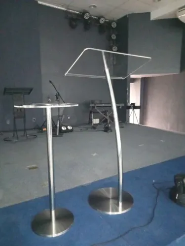 Púlpito Hillsong de Inox + mesa promoção a pronta entrega Direto da Fabrica