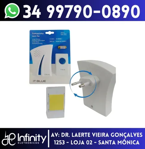 Campainha sem Fio Bivolt