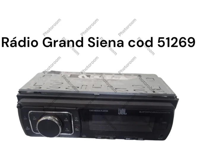 Rádio Grand Siena JBL Bluetooth USB AUX SD cod 51269