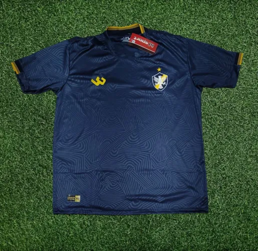 Camisa do retrô tamanho G azul