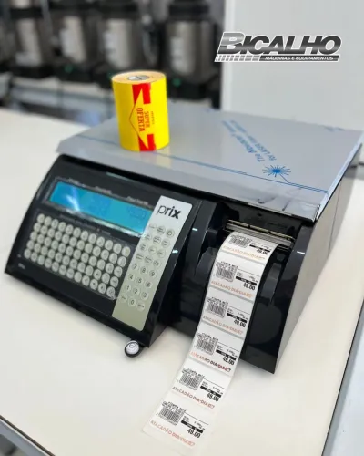 Balança  Prix com impressora de etiquetas