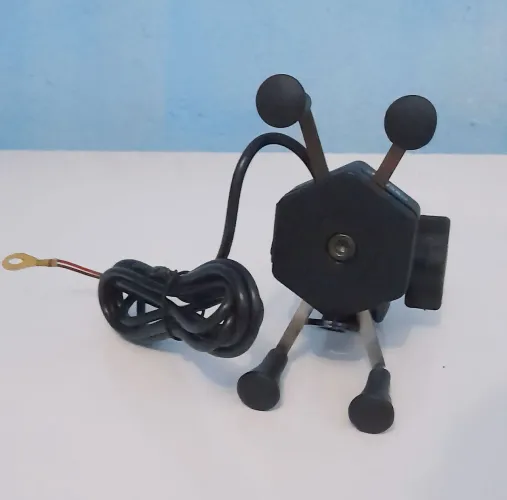 Suporte de Celular Universal para Moto com Carregador