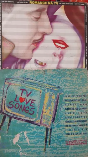 DISCO VINIL ROMANCE NA TV E TV LOVE SONGS 2 ÁLBUNS