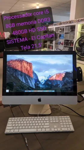 All in one Apple IMac A1311 Revitalizado processador I5 2,5GHz HD SSD 480GB