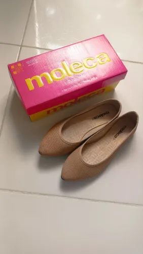 Sapatilha Moleca Seminova Num. 37 Nude Na Caixa (Bangu)