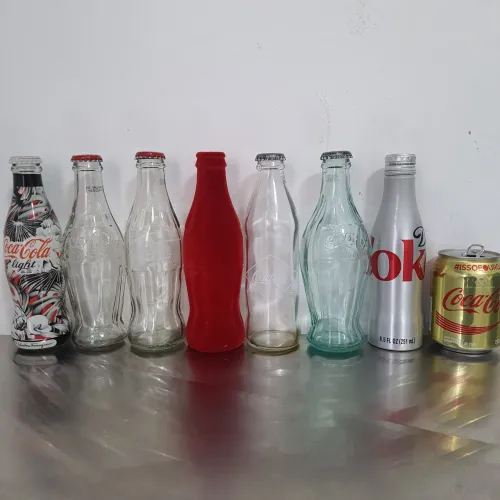 Kit de Coleção Garrafas e Lata Coca-Cola Vintage
