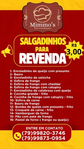 salgados para revenda 