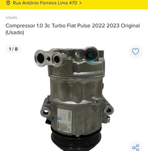 Compressor Turbo Fiat Pulse 1.0 2023/2024