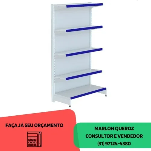 Gondola de Parede 5 bandejas Polar