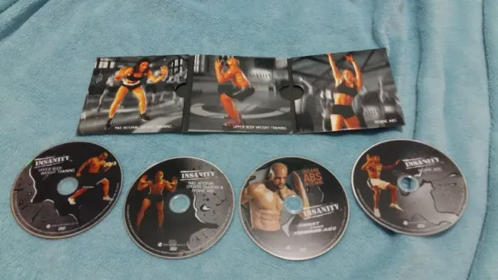 Colecao de DVDs Insanity -  4 DVD's