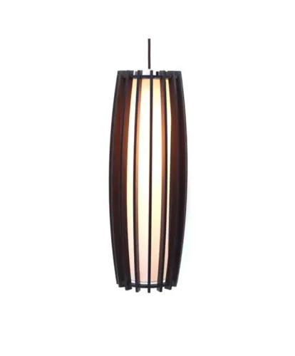- Precinho- Lustre Pendente em Madeira MDF com Cúpula