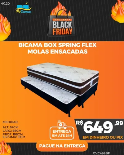 Bicama Flex molas ensacadas / pague na entrega  / Receba em 24h 