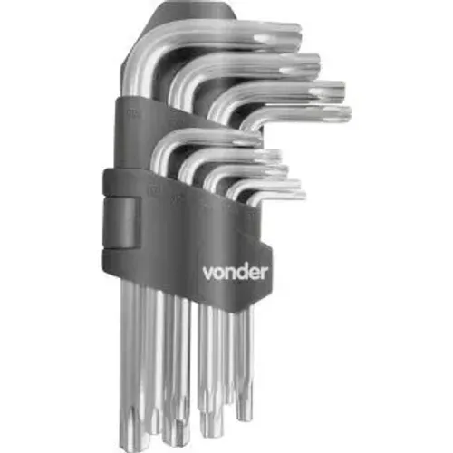 JOGO DE CHAVE VONDER PENTALOBULAR C/9PCS TS10-TS50 CRV