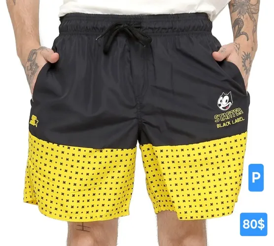 Short da Starter Gato Felix P original 