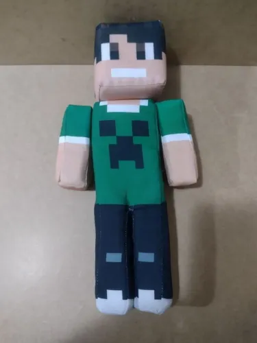 boneco minecraft baixa memória