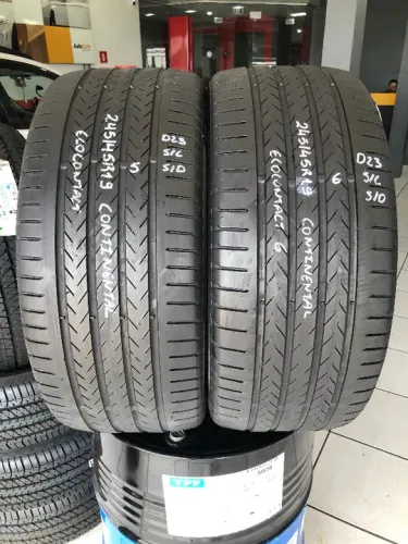 Kit 02 Pneus 245/45r19 Continental Ecocontact 6q 102y(mo)5/6 (Usado) BMW