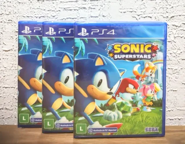 (Lacrado) Sonic Superstars Ps4 (Aceitamos seu jogo usado como pagamento)