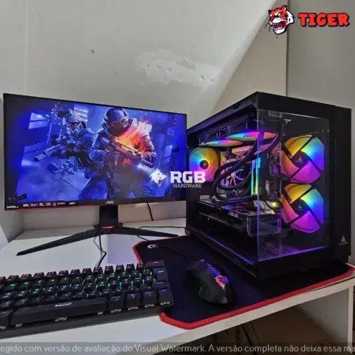 Pc Gamer Novo Completo - Ryzen 7 5700X3D + RTX 5060 8GB + RAM 32GB + SSD M.2 NVMe 1TB