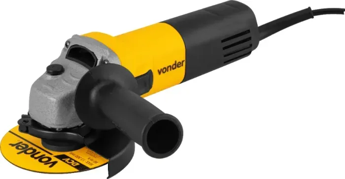 Lixadeira Esmerilhadeira angular 4.1/2" 650W com 3 discos EAV 650 Vonder