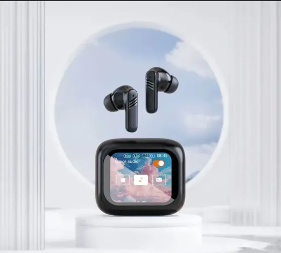 Fones de ouvido sem fio com display LCD Inteligente, performance e praticidade 