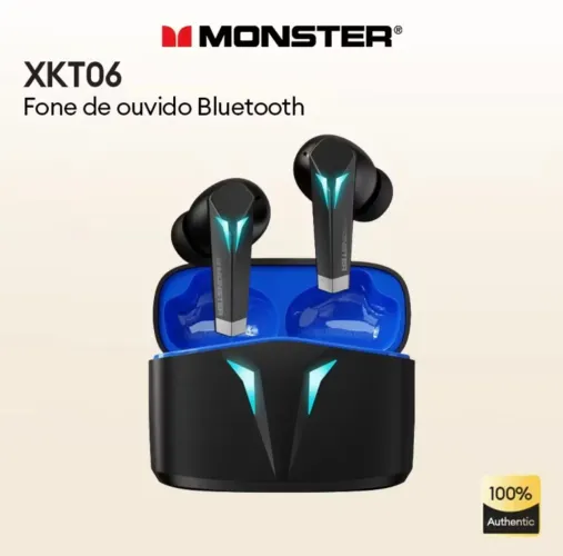 Fone de Ouvido Bluetooth Monster XKT06 - Novo