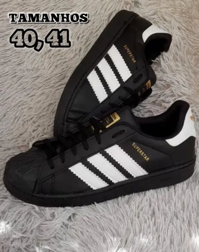 Tênis Adidas super star preto