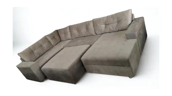 Sofá Modular Toro com Puff e Chaise - Conforto Garantido