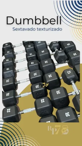 Halter sextavado texturizado 