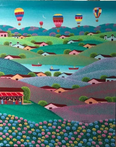 Robson barros tema cidade dos sonhos medida 40x50 