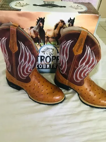 Botas de Couro Legítimo - Trope Country