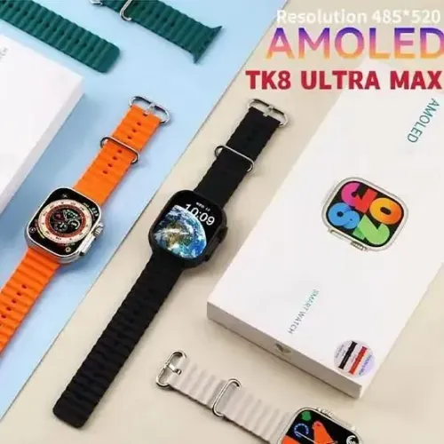 Smartwatch TK8 Ultra Max AMOLED - Design e Performance- tela 2.02 resolução 485x520/GPS