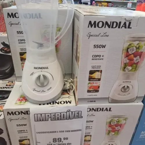 Liquidificador Mondial 550w Easy Power - Entrega das 9 até 22hrs
