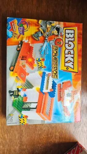 Blocos de Montar Bombeiros Blocky - 192 Peças