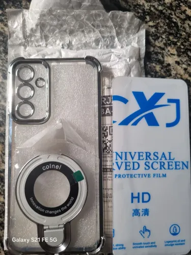 Kit Capa com Suporte e Película Galaxy A25 5G
