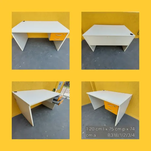 Mesa de Escritório com Gavetas