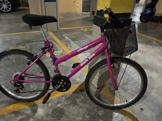 Bicicleta Infantil Aro 20 Feminina com Marchas + Cestinha