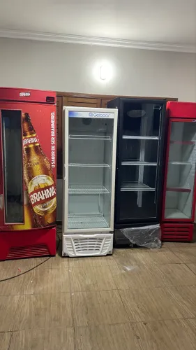 Freezer cervejeiro Cervejeira expositor refrigerador metalfrio funcionando perfeitamente
