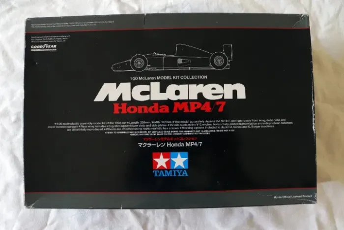 F1 Formula 1 Mclaren Mp4/7 Senna Tamiya 1/20 Plastimodelismo