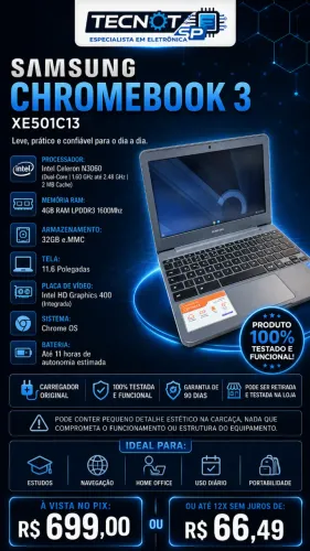 Notebook Samsung Chromebook 3
