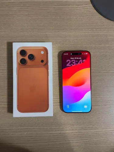 Iphone 17 pro laranja perfeito estado