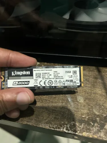 SSD NVME 250 gb em ótimas condições