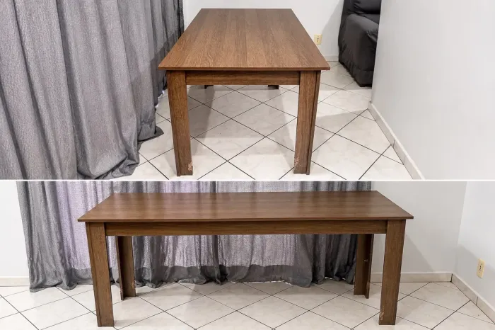 Vende-se Mesa de Madeira 6 lugares