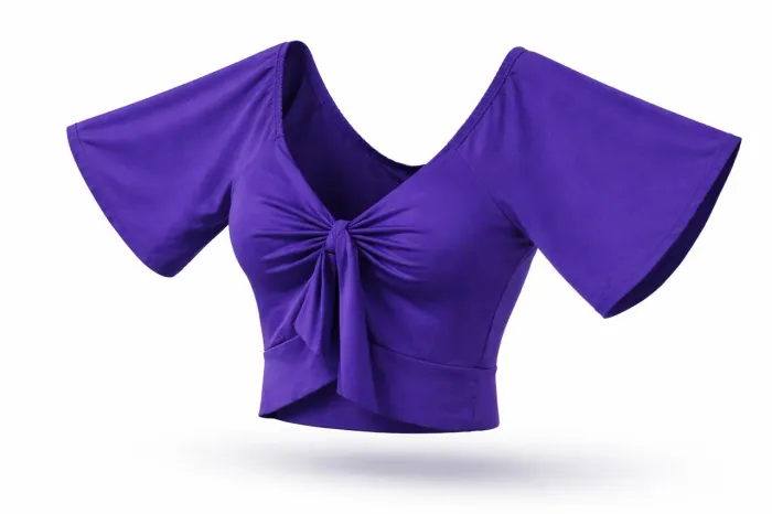 Cropped Plus Size Lilás