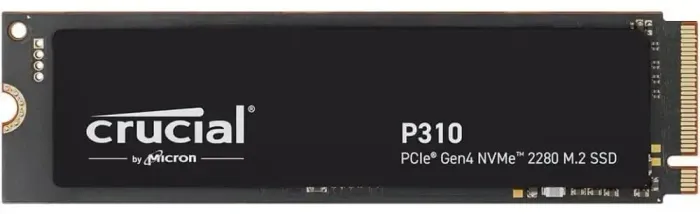 Unidade sólida Crucial P310 M2 Nvme 4tb Gen 4 de 7100 MB/s, cor preta