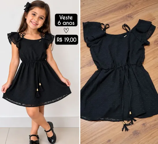 Vestido veste 6 anos