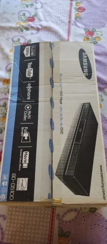 Blu-ray player Samsung com controle remoto original 